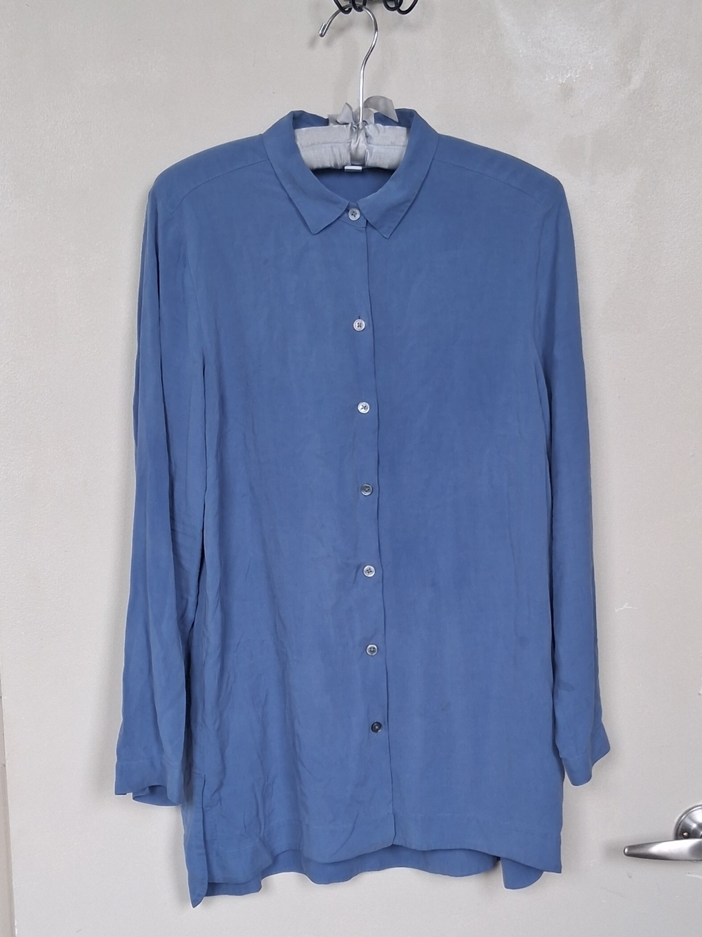 J. Jill Blue Collared Shirt